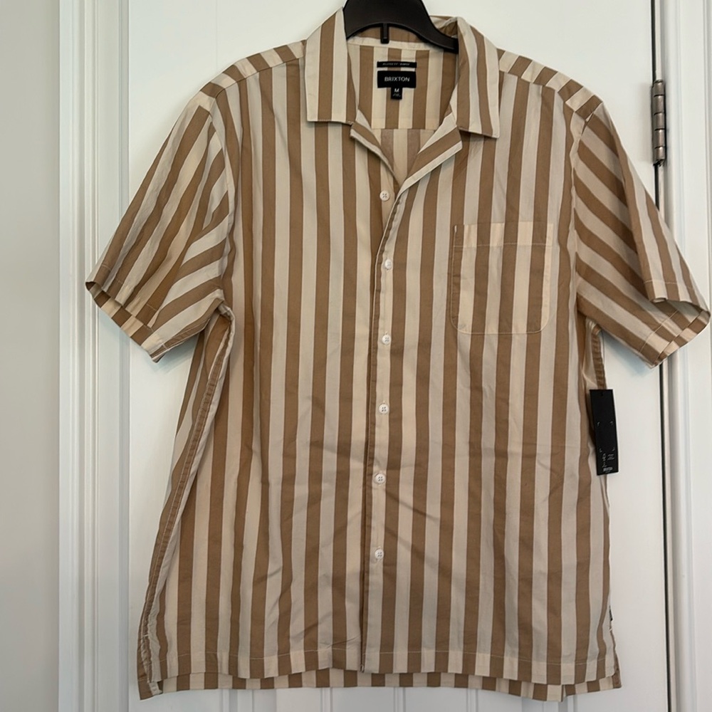 New with tags, Men’s, striped button down